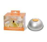 DECORA 0062953 Moldes de Media Bola, Aluminio, Plateado, ø 10 X H 5,2 CM, 3
