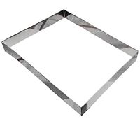 Decora 0063769 RECTÁNGULO DE Acero INOX 40 X 30 X H 4,5 CM