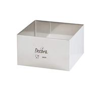 Decora 0063792 Cuadrado DE Acero INOX 9X9X4,5H CM