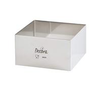 Decora 0063794 Cuadrado DE Acero INOX 12X12X4,5 H CM