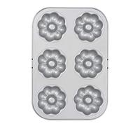 Decora 0070038 Non-Stick 6 Cavity Flower Doughnut PAN Ø 7,5 cm