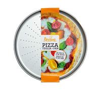 DECORA 0075033 28 CM Crispy Pizza Pan, Acero