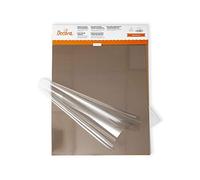 DECORA, 0160720 Fogli in PVC per Alimenti, Útiles para Forrar Moldes de Bisagra y Anillos de Acero Inoxidable, Hacer Semifríos o Crear Decoraciones de Chocolate, Paquete de 10 Unidades