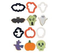 DECORA 0255090 KIT 6 CORTADORES MINI DE PLÁSTICO HALLOWEEN 3/5 X H 2,2 CM