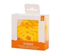 DECORA 0255312 Set 5 CORTADORES Estrella 2,2 3,9 5,6 8,19,9 H 2,2 CM