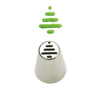 Decora, 0263250 Cornetto Estrellado Árbol, Cornetto de Acero sin Soldaduras, para Usar sin Adaptador, Empaquetado Individualmente en Blíster.