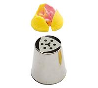 Decora 0263458 Boquilla 245 TULIPÁN con 3 PÉTALOS, Metal, Gris, 3.5x3.5x4.5 cm