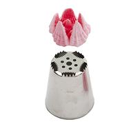 Decora, 0263461 Cornetto Estrellado Tulipán Abierto, Cornetto de Acero sin Soldaduras, para Usar sin Adaptador, Empaquetado Individualmente en Blíster.