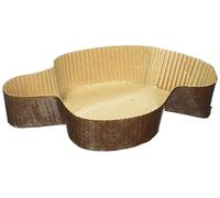 Decora, 0320170 5 Moldes para Colombas de 100 g, de Papel Rígido de Celulosa Pura, Resistente a Temperaturas de 200 °C, Ideal para Hacer una Colomba en Casa