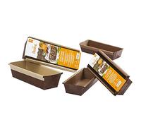 DECORA, 0320180 Moldes para Plumcake, Muy Prácticos para Hornear, Presentar y Regalar Plumcakes, Resistente hasta 200°C, Paquete de 5