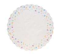Decora 0334119 - Paquete de 10 blondas de papel, diámetro 30 cm, flores y huevos