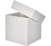 Decora, 0339477 Caja para Tarta, Ideal para Transportar y Conservar Tartas Decoradas, Envueltas Individualmente, 30,5 X 30,5 X H 30 CM