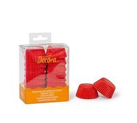 DECORA 0339636 Paquete 200 Cups DE Papel Rojo 32 X 22 MM