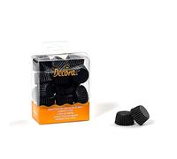 DECORA, 0339640 Moldes para Bon Bon Negro, Moldes Muy Prácticos para Hornear, Presentar y Regalar Bon Bon, Resistentes hasta 220°C, En un Práctico Blister