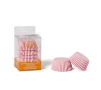 DECORA, 0339674 Moldes para Muffins Rosa, Moldes Muy Prácticos para Hornear, Presentar y Regalar Muffins, Resistentes hasta 220°C, En un Práctico Blister