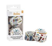 Decora 0339857 Paquete 36 Cups DE Papel Back 2 School 50 X 32 MM, Surtidos