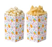 Decora, 0350162 Paquete de 6 cajas de fiesta Ovetti, tamaño 7 x 7 x 14 cm, perfecto para fiestas y eventos, para presentar y servir aperitivos, tanto dulces como salados