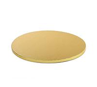 DECORA 0931374 CAKEBOARD Gold Ø 45 X H 1,2 CM 18 Inch, Papel