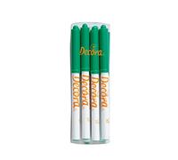 Decora 1255011 Paquete de 8 marcadores verdes