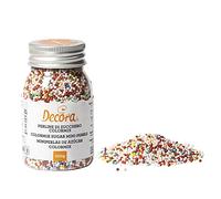 Decora 2081106 Paquete de 100 g de Perlas de azúcar colormix