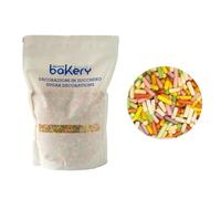 Decora 5081115 Paquete de 1 Kg Sticks de Azúcar Colormix