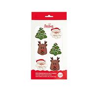 Decora 6 Decoraciones De Azúcar De Navidad 60 g