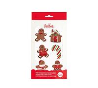 Decora 6 Decoraciones De Azúcar Pan De Jengibre 60 g