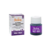 Decora 9600816 Gel Colorante Púrpura, 28 g, Ideal para Cubiertas y Decoraciones, Crea Colores Intensos y Brillantes, Hecho en Italia