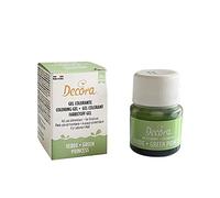 Decora 9600826 Gel Colorante Princesa Verde, 28 g, Ideal para Cubiertas y Decoraciones, Crea Colores Intensos y Brillantes, Hecho en Italia
