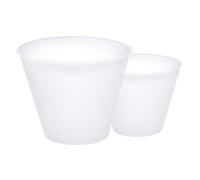 DECORA Base acampanada 5232524 para huevos de Pascua, ideal para guardar huevos de chocolate, hecha de plástico de alta calidad, ideal para guardar huevos de hasta 1000 gramos, paquete de 2
