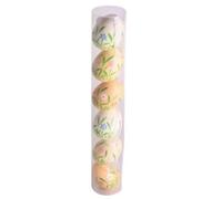 Decora huevos, amarillo - blanco, 6 piezas