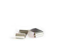 DECORA New Model 0050062 Paquete con 4 muelles cromados, 5 x 3 mm, Ideales para unir Dos moldes Hacer un Huevo de Chocolate Entero, Acero Inoxidable, Plateado, 4 pezzi-5x3 cm