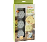 DECORA Set 2 Molde De Silicona Flor Doble Set 9260441