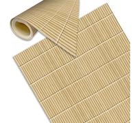 DECORA TU MUNDO - Alfombra Cocina Lavable Antideslizante - Imitacion Madera - Alfombra vinilica Cocina para Salon - Baño - Pasillo o Terraza - Vinilo Ideal para Exterior - | Bambú 120x60 cm |