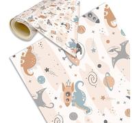 DECORA TU MUNDO - Alfombra Vinílica Infantil Lavable y Antideslizante - Tapete para Cocina, Salón, Comedor, Dormitorio, Pasillo o Terraza (Animales, 80x40 cm)