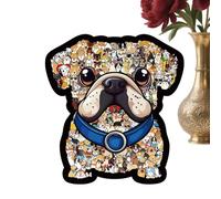 Decoração de para Porta da Frente,160 Piezas Ligero - Puzzle de Madera para Perros | para Janela Parede Todas as Estações Ação de Graças Natal Páscoa Casa Lar e