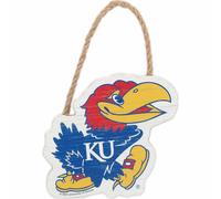 Decoraci n de pared de madera colgante con forma de Universidad de Kansas, peque a decoraci n KU Jayhawk, gran idea para regalo