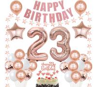 decoracion 23 años cumpleaños decoracion mujer oro rosa decoracion tarta 23 años cumpleaños mujer decoracion globos 23 años mujer cumpleaños fiesta 23 años mujer cumpleaños decoracion globos