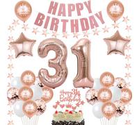 decoracion 31 años cumpleaños decoracion mujer oro rosa decoracion tarta 31 años cumpleaños mujer decoracion globos 31 años mujer cumpleaños fiesta 31 años mujer cumpleaños decoracion globos