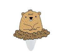 Decoración acrílica para el día de la marmota, decoración al aire libre, bonito logotipo de marmota, suministros de fiesta para el día de la marmota, el mejor regalo 061478