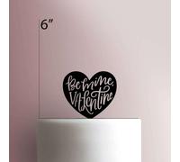 Decoración acrílica para tarta de San Valentín Be Mine Valentine, 12,7 cm de ancho, color rosa