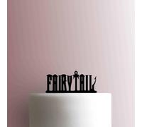 Decoración acrílica para tartas con logotipo de Fairy Tail, 15,2 cm de ancho/amarillo