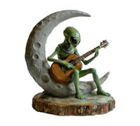 Decoración al aire libre Alien - Figura tallada a mano de oficina | Figura decorativa Alienígena, para amigos, estudiantes, adultos, hombres, mujeres, hogar, oficina, sala de estudio, cumpleaños y