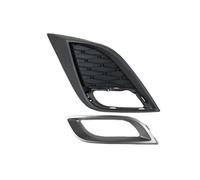 Decoración antiniebla Compatible Con Mazda 3 2010 2011 Parachoques Delantero Automóvil Rejilla Luz Antiniebla Cubierta Parrilla Lámpara Antiniebla Con Marco Cubierta Luz Antiniebla Piezas(Right)