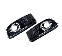Decoración antiniebla Compatible Con Q5 8R 2013 2014 2015 2016 Parachoques Delantero Del Coche Luz Antiniebla Lámpara Cubierta De Rejilla Marco Embellecedor Capó Tapa Piezas Exteriores(Pair)