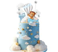 decoracion avion pastel adornos oso primer cumpleanos baby shower el tiempo vuela decoraciones infantil vuelo infantil fiesta tematica aviador