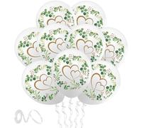 Decoracion Boda, Globos Boda, 20 Piezas Globos Corazones Blancos para Casamentos Valentín Decoración