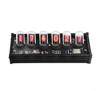 Decoración casera modificable de la diversión del reloj del tubo del IPS con los efectos múltiples de la exhibición y opciones fáciles del poder del USB