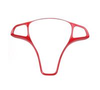 Decoración central Embellecedor Universal Para Marco Volante De Coche Compatible Con Para Mercedes Para Benz Clase ABCES GLA GLC CLA GLE GLS CLS(Gloss Red)