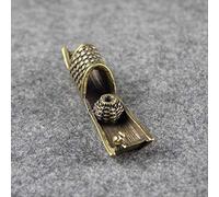 Decoración China de Cobre Vintage Mini Bote Incienso Quemador té Ornamentos Mascota latón Pesca Bote Estatua de pájaro Ceremonia de té artesanía colección de Arte de decoración del hogar